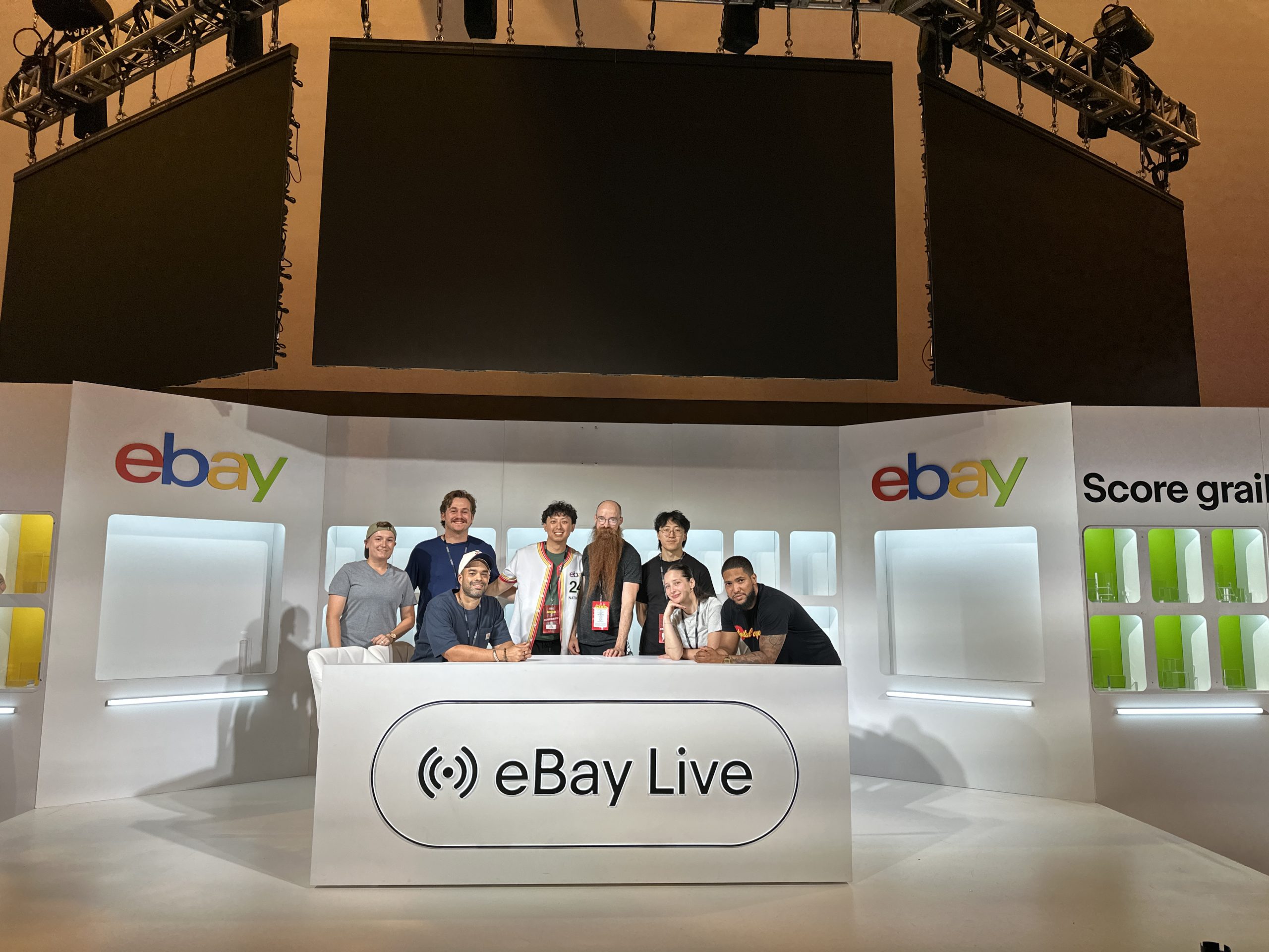 Live Shopping — BTS production setup